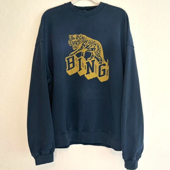 ANINE BING Women's Blue and Navy Sweatshirt - Picture 2 of 4